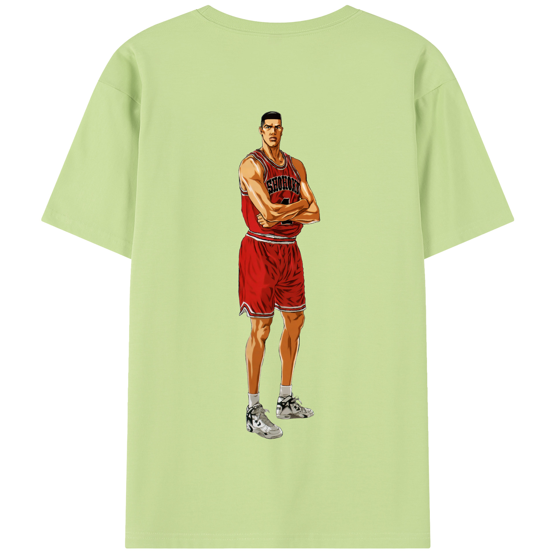 SLAM DUNK／スラムダンク 綿100％半袖Tシャツ（背面プリント）